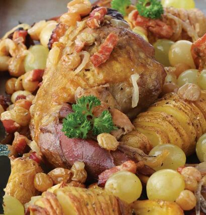 Pintade aux raisins_valérie