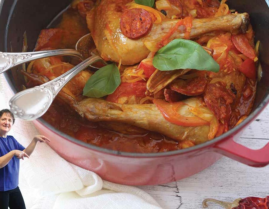 Poulet de Janzé à la provençale - Les Fermes de Janzé