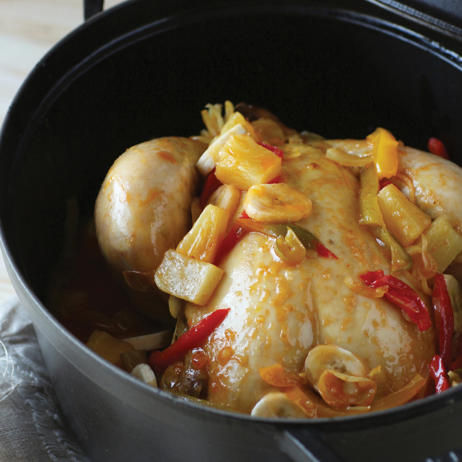 Poulet de Janzé à la Rio de Janeiro