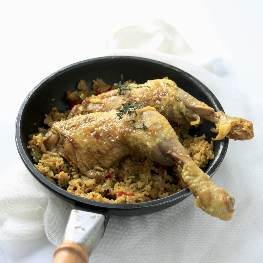 Poulet de Janzé au curry