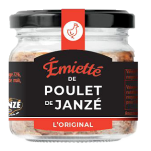 émietté de poulet de Janzé l'original