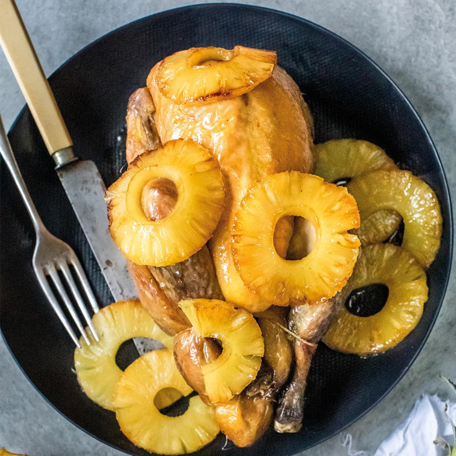 Pintade de Janzé à l’Ananas