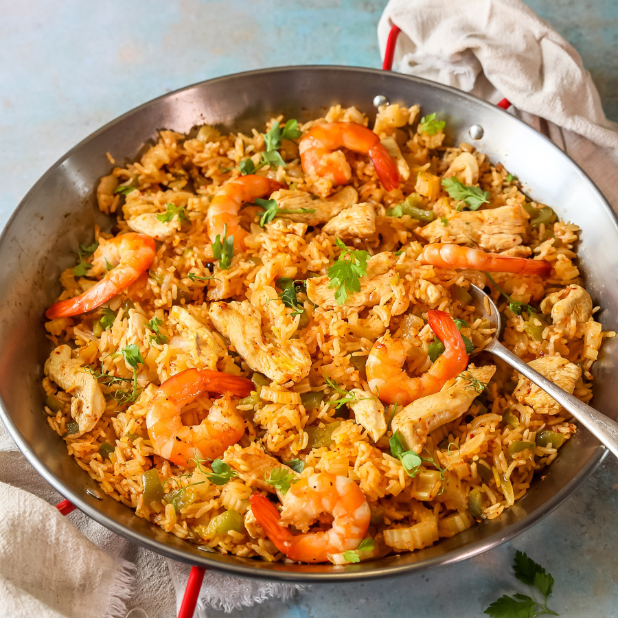 Jambalaya au poulet de Janzé