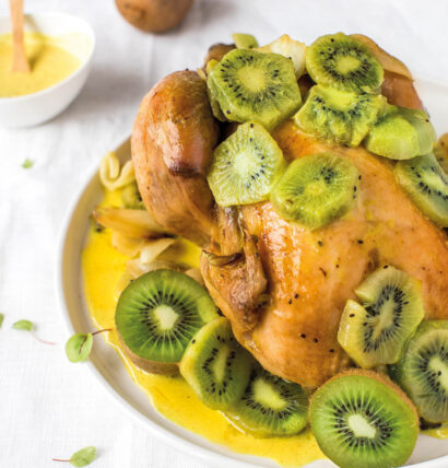 Poulet de Janzé Curry et Kiwi