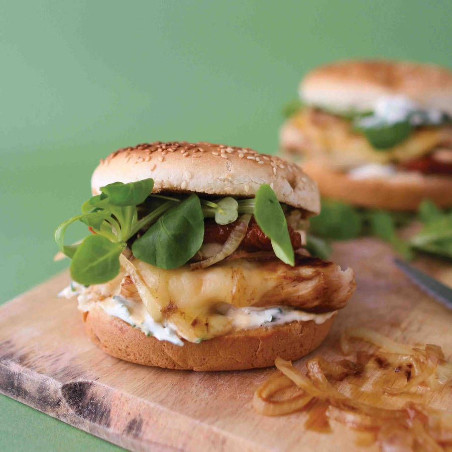 Burger de Poulet de Janzé